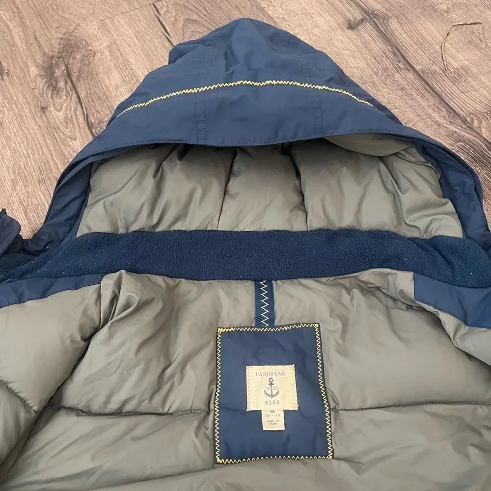 Blue Kids Jacket with Hood